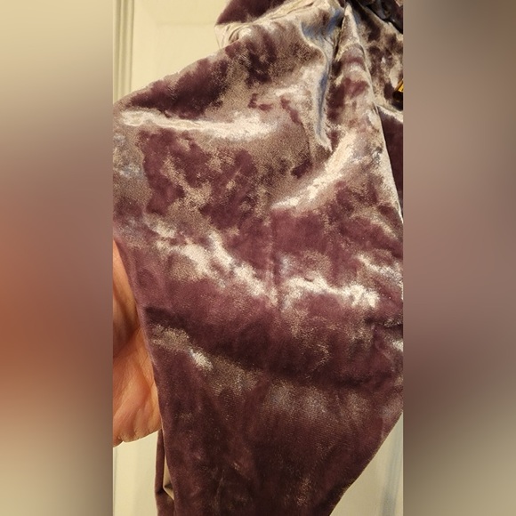 WET Swimwear Retro Summer Becca Purple Velvet Lace-Up One-Piece Swimsuit Size XS - Picture 8 of 11